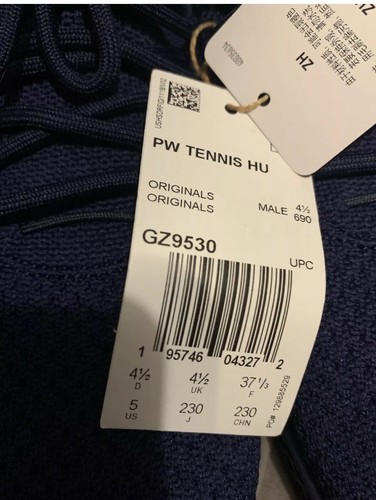ADIDAS Pharrell Williams x Tennis Hu Night Indigo Para hombres TALLA 5 - GZ9530 - NUEVO - Imagen 7 de 8