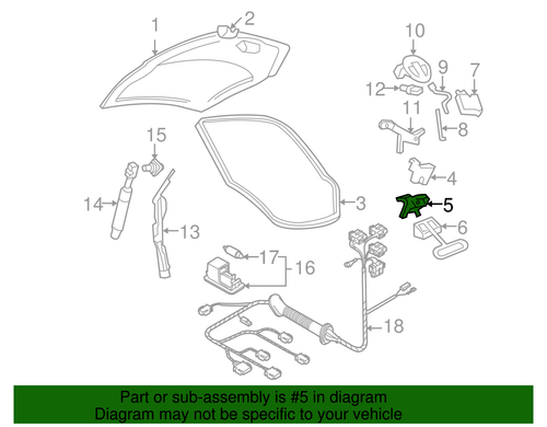 Genuine Volkswagen Striker 1Y0-827-511-B-01C - Picture 2 of 3