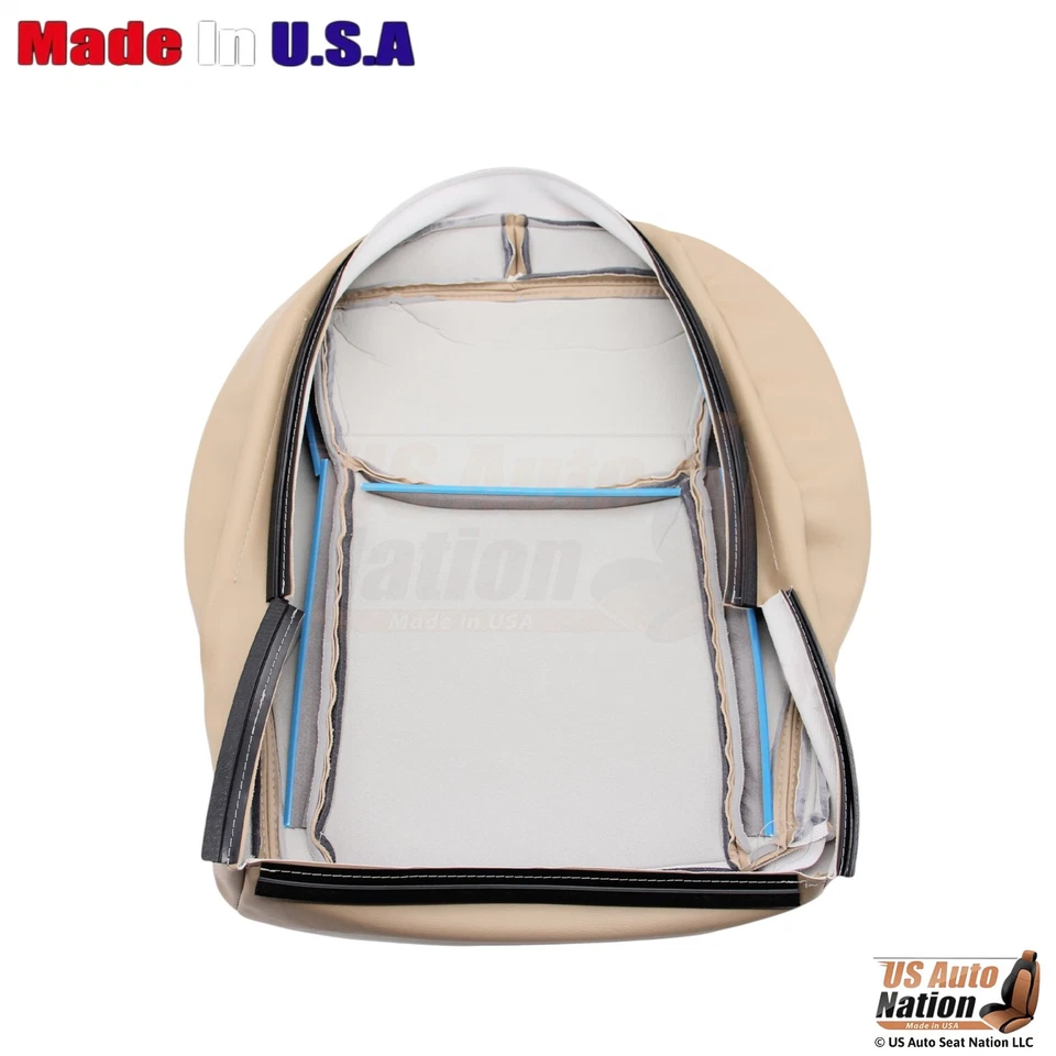 Para Mercedes-Benz S 2002-2006 cuero sintético perfecto Fundas de asiento delanteras inferiores Java Foto 3 de 4