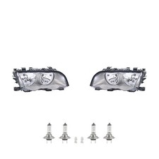 Scheinwerfer Set Halogen passend für BMW 3er E46 Limo Touring Leuchtmittel Li Re