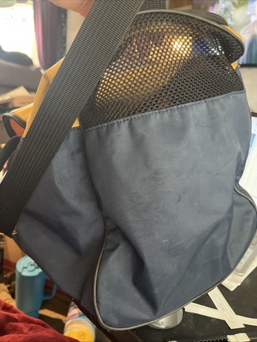 Nike Vintage 90s Y2K Duffel Sporttasche Gelb Und Blau! - Bild 3 von 6