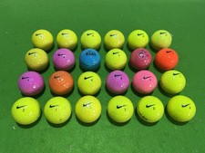 24 NIKE COLOURED GOLF BALLS - PEARL / GRADE A CONDITION - P&P INC