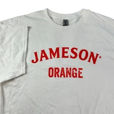 Jameson Orange White Graphic T Shirt Men's Extra Large XL Tee