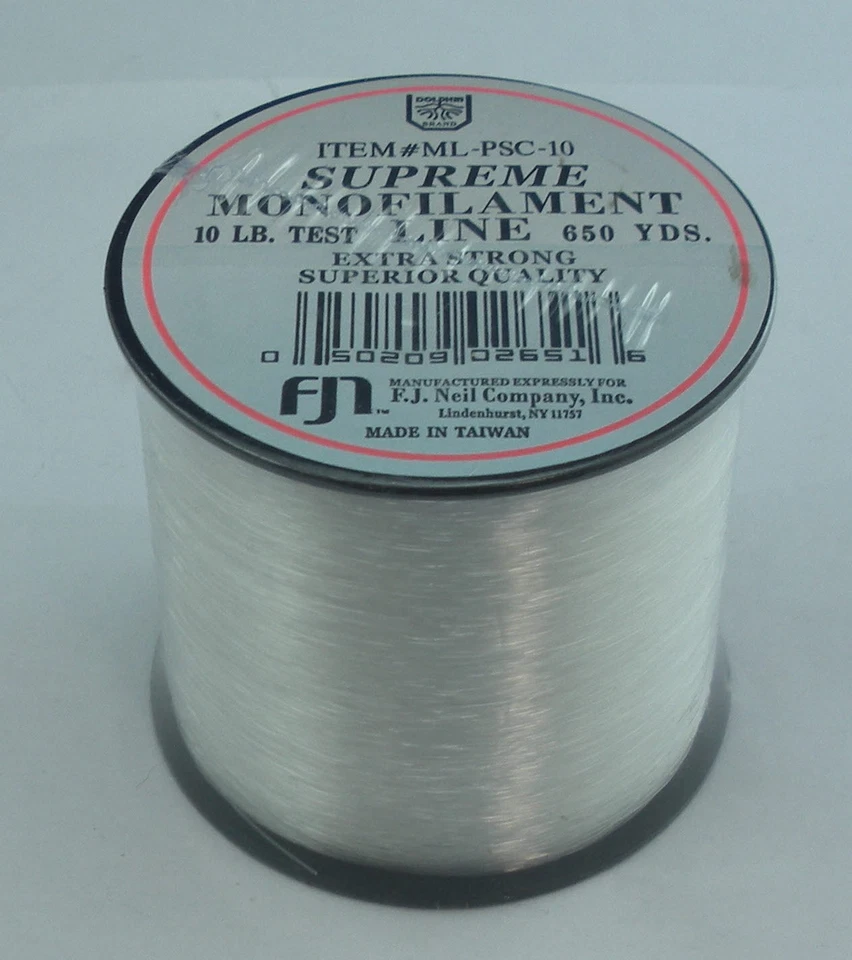 Línea de monofilamento FJ Neil Dolphin MLPSC-10 650yds transparente Foto 2 de 2