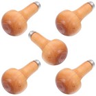  5 Pcs Wooden Handle File Craft Woodworking Sculpting Tool Grip Graver