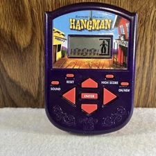 Hasbro 2002 Electronic Hand-Held Hangman Videogame WORKS