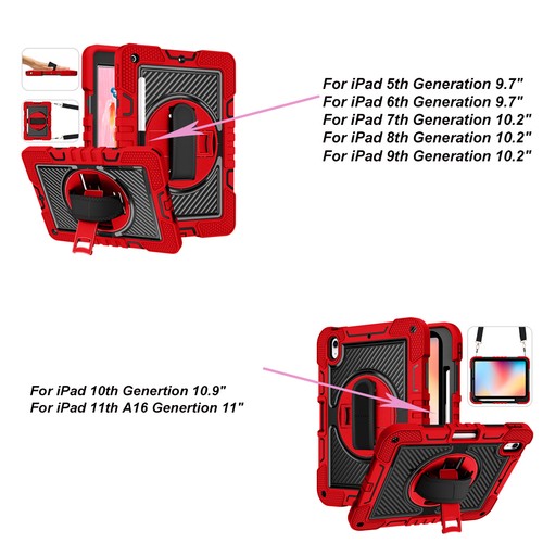 Heavy Duty Stand Case Cover For iPad (A16) 11th 10th 9th 8th 7th 6th 5th Gen 9.7 - Picture 2 of 49