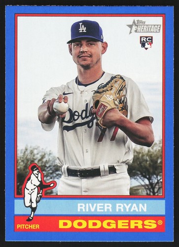 2025 Topps Heritage River Ryan #45 Dark Blue RC - Picture 1 of 2