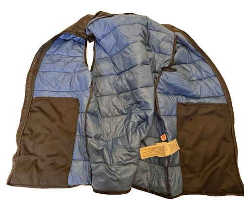 Abercrombie & Fitch Mens Packable Puffer Vest M Navy Primaloft Water Resistant - Picture 8 of 10
