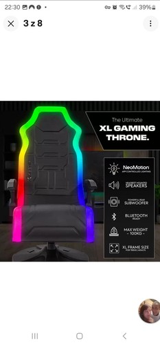 X Rocker Aurora 2.1 Wireless RGB Gaming Chair with LED Lights - Picture 2 of 7