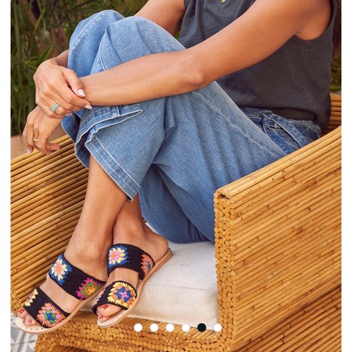 Manebi Crochet Double Strap Sandal Size EU 39 US 9 - Picture 12 of 12