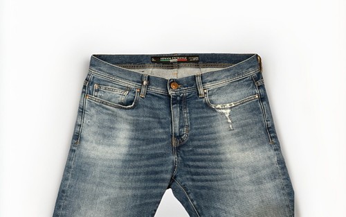 Italian Made Armani Exchange J13 Herren Slim Fit Distressed Jeans (32x32) - Bild 4 von 11