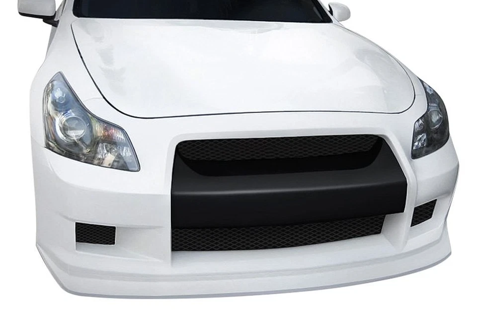 For Infiniti G35 07-08 GT-R Style Fiberglass Front Bumper Cover Unpainted Foto 2 de 4
