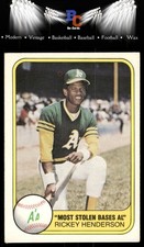 1981 Fleer #351 Rickey Henderson