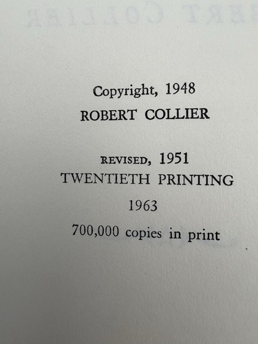 The Secret of the Ages by Robert Collier - 20th Printing 1963 Hardcover - Picture 8 of 9