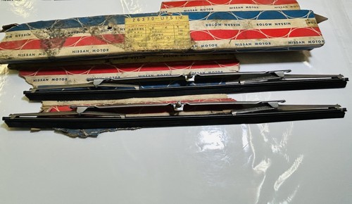 NOS OEM Datsun 180B Nissan 810 Bluebird A10 160J 140J Wiper Arms NEW - Last Set - Picture 2 of 2