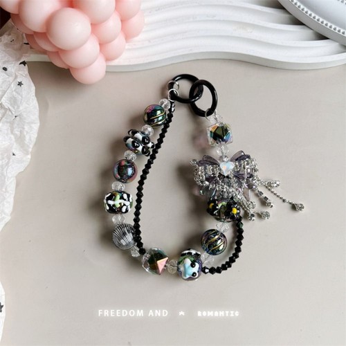 Bowknot Mobile Phone Strap Colorful Phone Lanyard New Phone Charm Rope - Photo 10 sur 19
