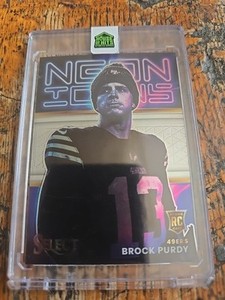 2022 Panini Select - Neon Icons Brock Purdy #NI-15 Silver Prizm (RC)