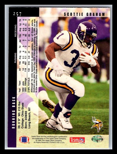 1994 Upper Deck Football # 166 - 330 - Pick Your Card! - Picture 118 of 196