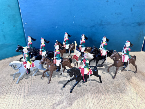 Britains Conversions: French Napoleonic Dragoons. 54mm Metal Models - Picture 1 of 9