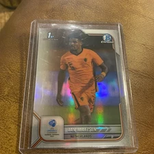 2022 Topps Bowman Ian Maatsen Silver Refractor