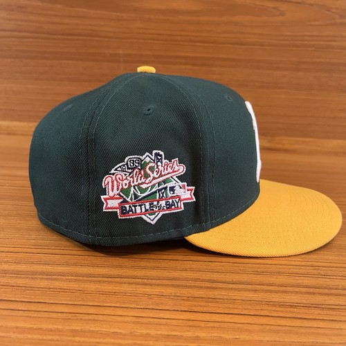 Gorra ajustada New Era Oakland A’s 1989 WS Battle of the Bay 59FIFTY 7 1/4 - Imagen 7 de 11