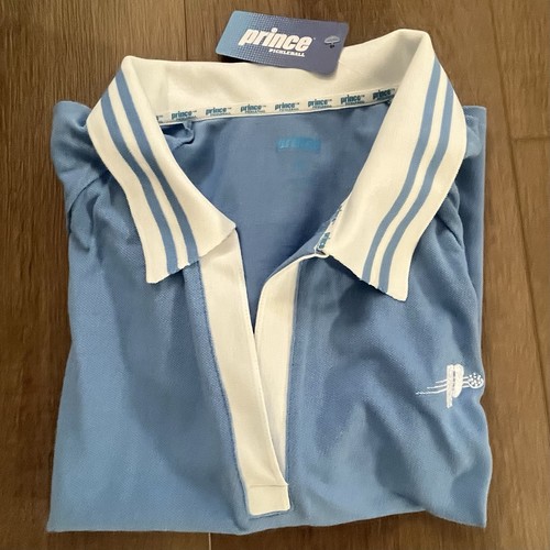 Prince Women XXL Polo Shirt Light Blue Z3250 Pickleball Tennis Performance NWT - Picture 1 of 8