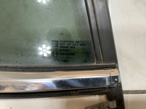 2019-2024 CHEVROLET EQUINOX REAR RIGHT DOOR WINDOW RUN CHANNEL SEAL & GLASS OEM - Bild 6 von 8