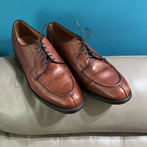Allen Edmonds Bradley 2661 Men's 10.5 E Brown Leather Dress Oxford Shoes Wide