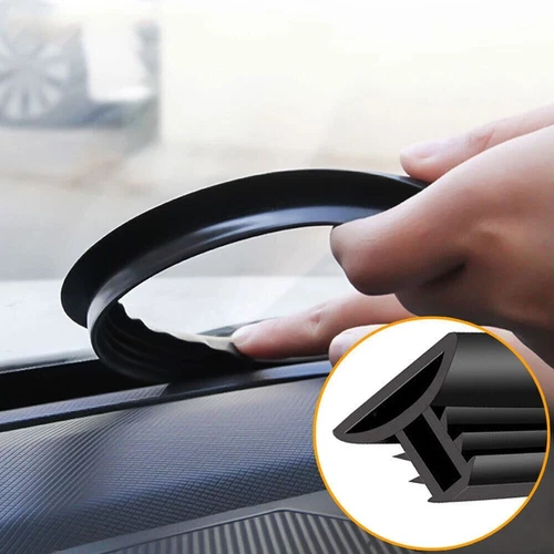 1.6M Car Dashboard Edge Seal Strip Sealing Noise Insulation Weatherstrip Rubber - Bild 1 von 15