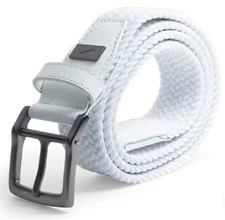 New Nike Golf Tour Stretch Woven Belt White M (36/38)