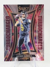2024 Panini Select - Turbocharged Jayden Daniels #12 (RC)
