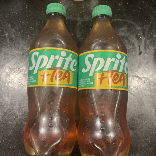 NEW LIMITED EDITION Sprite + TEA Lemon Lime Chill Soda 20 OZ BOTTLEsS 2 Pack - Picture 2 of 3