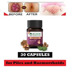 Hamdoroid Ayurvedic 30 Capsules Hemorrhoids  Piles Pain Relief Itching Swelling