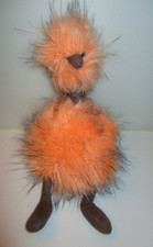 Jellycat Just Peachy Pom Pom Plush Ostrich Emu Jelly Cat London