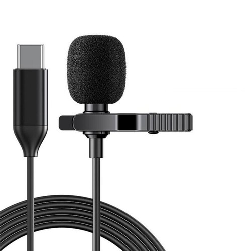 Microphone Lavalier Multi Appareils pour Vlogs et Entretiens avec Contrôle du B - Zdjęcie 2 z 5