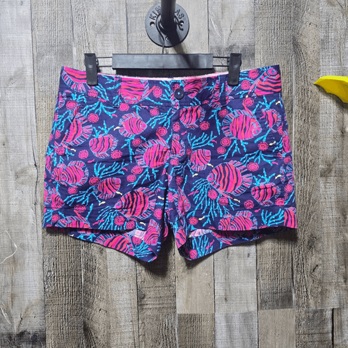 Lilly Pulitzer Damengröße 4 hellmarine Jammin' Fish Callahan Shorts - Bild 2 von 6