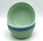 Pillowfort by Target 5" Kids Bowls  BPA Free Set Of 6 Green Blue microwave safe