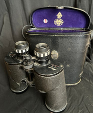 Vintage Adams binoculars with leather case