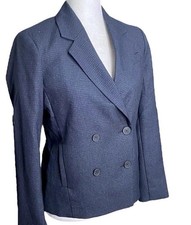 Dynamite NWT Jagger Double Breasted Suit Blazer Jacket Navy Academia Preppy XS