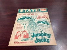 1950’s Movie Theatre Handbill State Theatre In Deposit, New York 