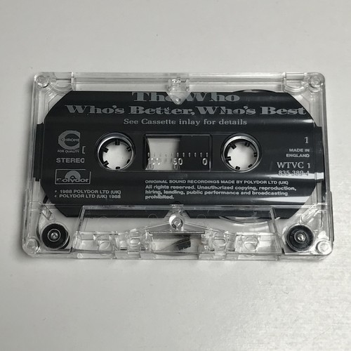 The Who - Who's Next - 1988 Cassette Tape - Bild 5 von 6