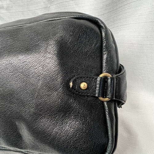 Bolso de hombro de cuero Botkier cartera doble correa negro - Imagen 7 de 15