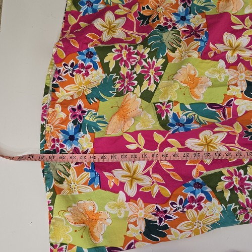 Chambio Damen 1X Mehrfarbig Blumenmuster Mumu Kleid Tropical Strand Baumwolle - Bild 12 von 12