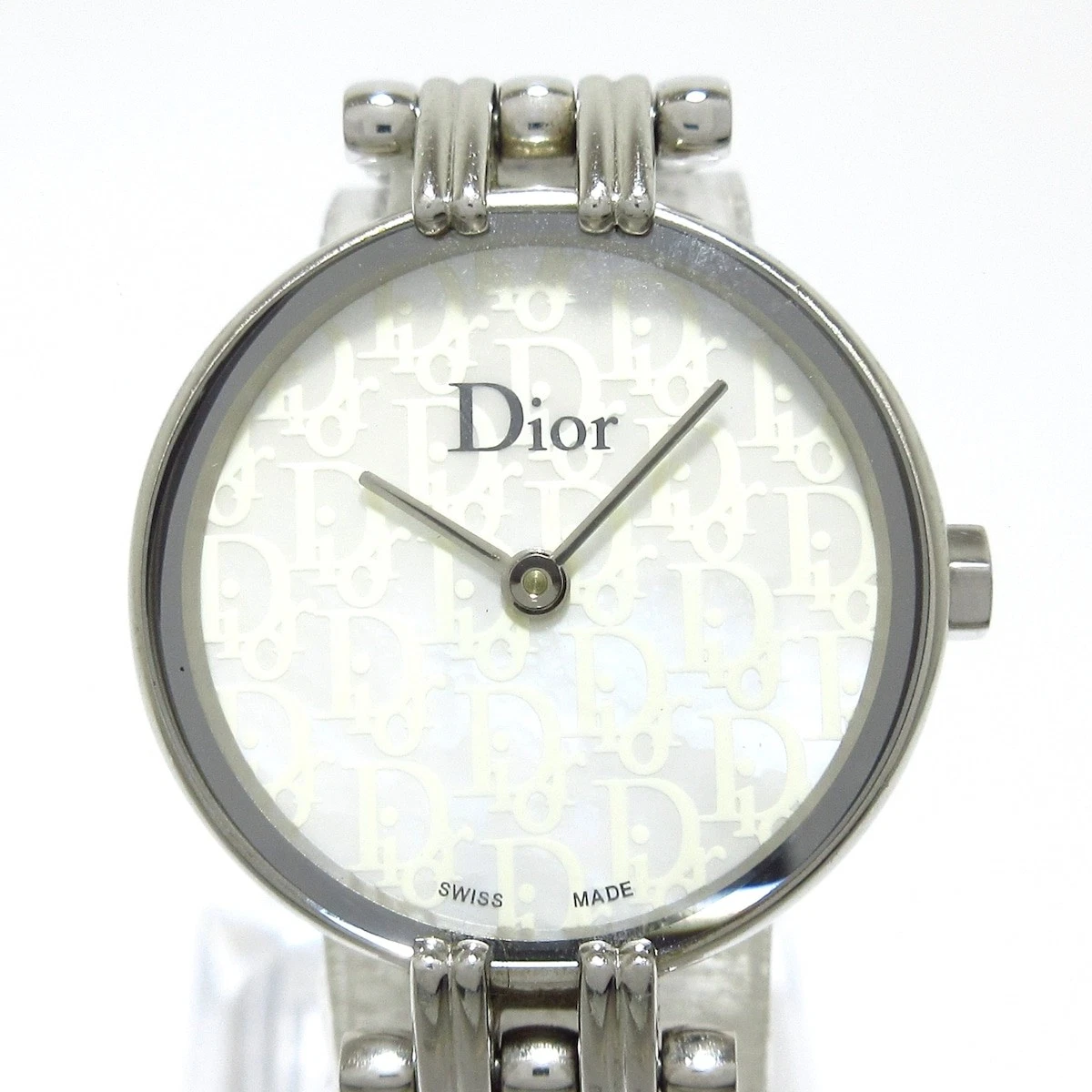 Montre Christian Dior Bakira SS coque blanche unisexe occasion