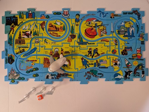 Battery Operated Puzzle Vehicle Set Replacement Parts - Plane does NOT WORK - Picture 2 of 20