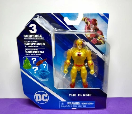2022 Spin Master DC Heroes Unit: GOLD REVERSE FLASH 4in Figure (Chase Variant)