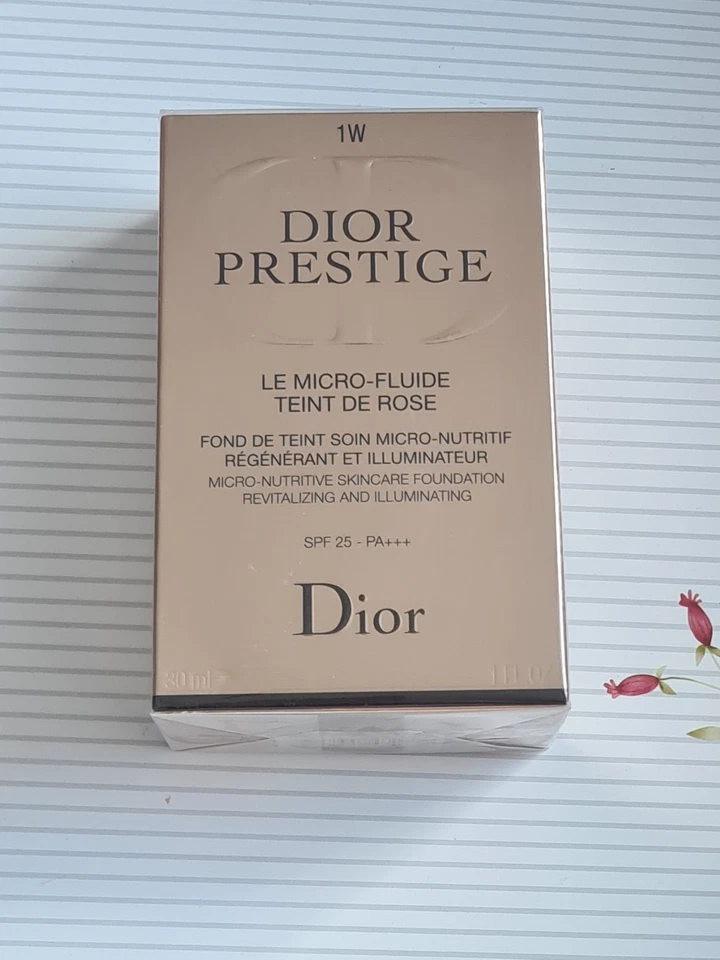Genuine Dior prestige teint de Rose foundation 1W - Image 2 of 4