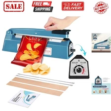 12 Inch Impulse Heat Sealer, Manual Bags Sealer Heat Sealing Machine Impulse,...