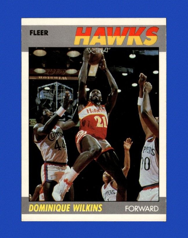 1987-88 Fleer Set-Break #118 Dominique Wilkins NR-MINT *GMCARDS*